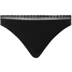 Chantelle Damen Tanga - Cozy Chic, unsichtbar, atmungsaktiv Schwarz / S