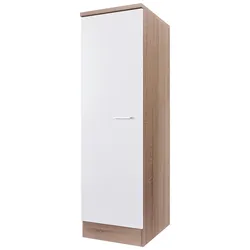 Geschirrschrank Samoa Weiß/Eichefarben