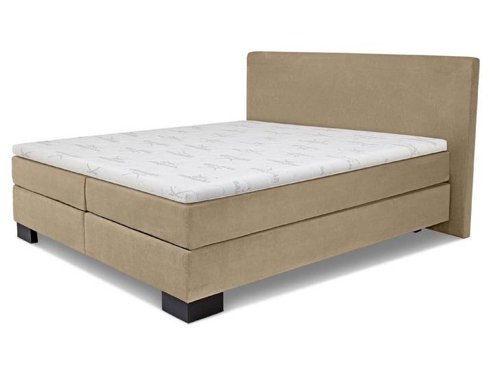 SANSIBAR LIVING Boxspringbett Boxspringbett SANSIBAR Langeoog Box-Spring-Bett Doppelbett