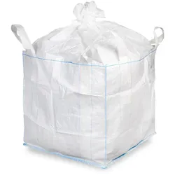 Plock GmbH SemyTop PP Big Bag - 90x90x90 cm - SWL 1000kg - wiederverschließbar - 2 Stück