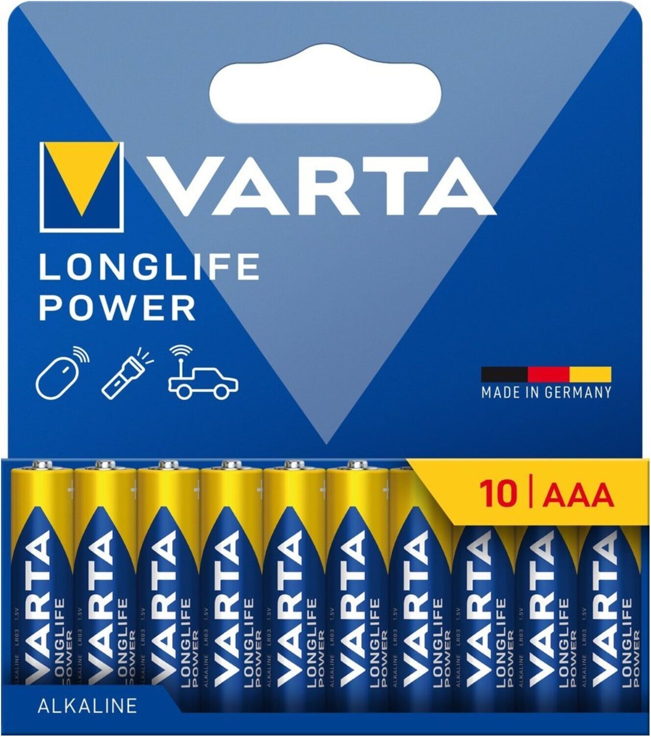 Varta Batterie Longlife Power AAA 10er Pack (4903121761)