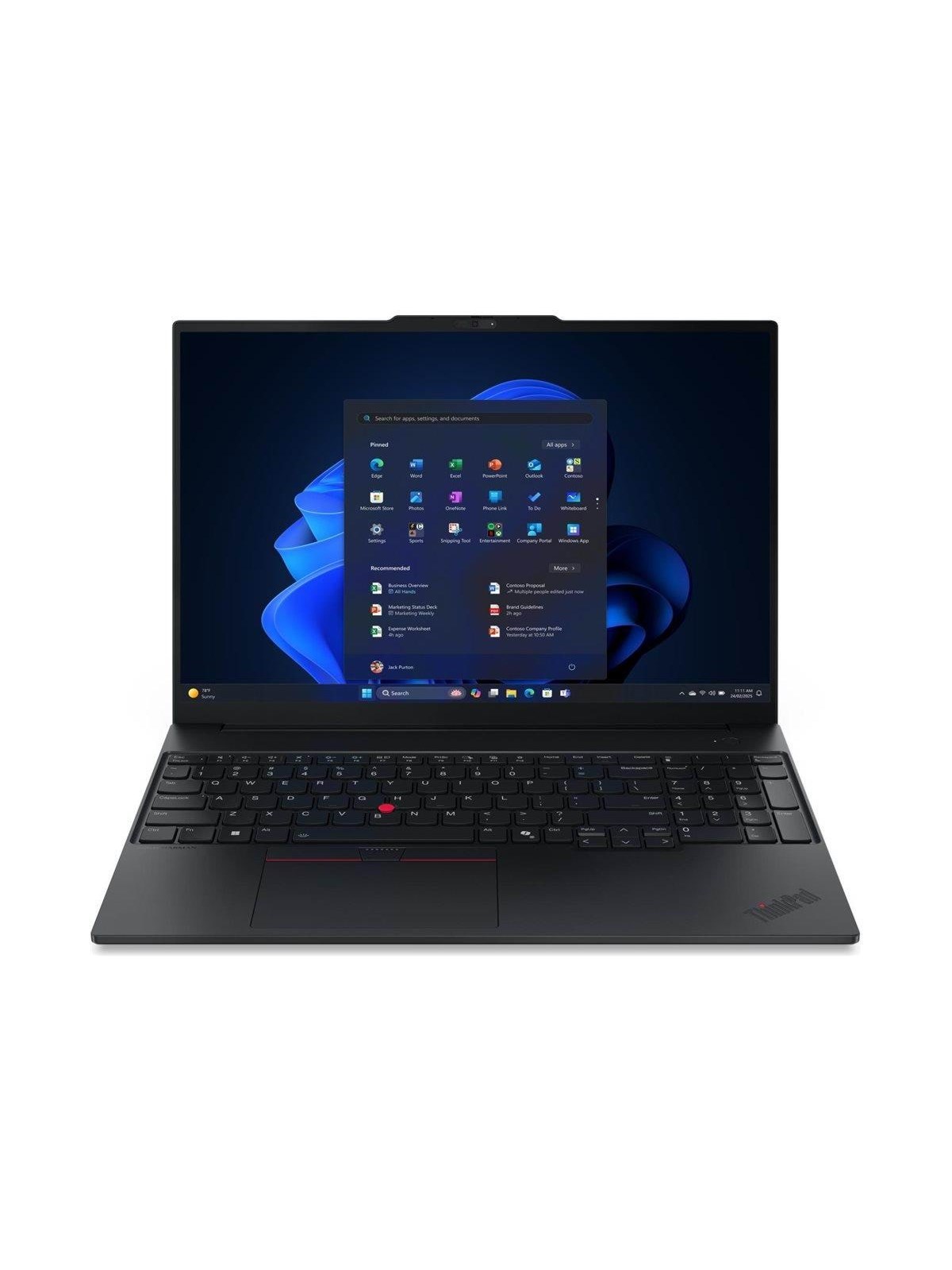 Lenovo ThinkPad E16 Gen 3 - 16" - AMD Ryzen 7 - 250 - 16 GB RAM - 512 GB SSD - German