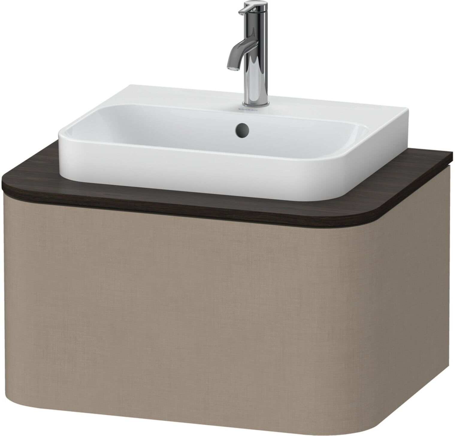 Duravit Waschtischunterschrank o. ES Happy D.2 Plus 35,4x65cm, 1 Auszug, leinen (HP4940075750010)