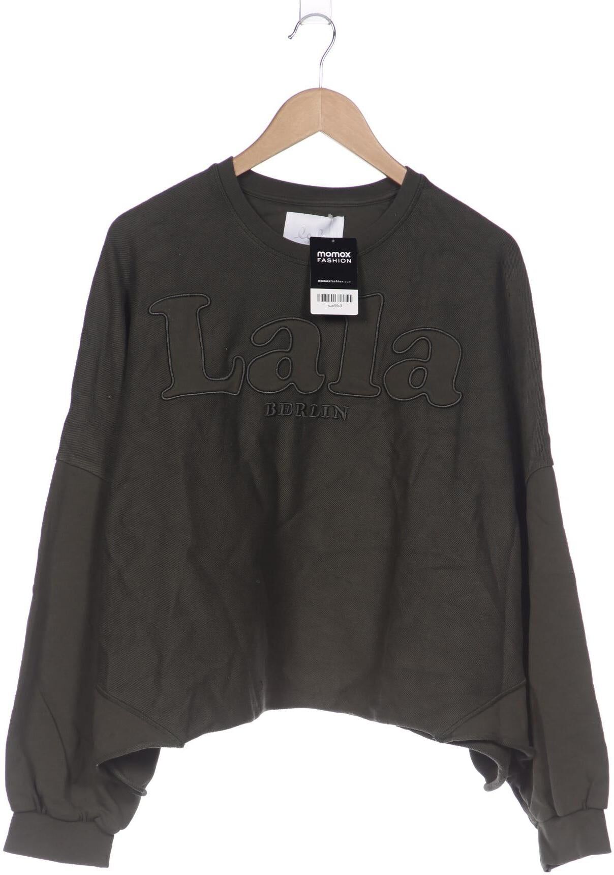 Lala Berlin Damen Sweater, Grün, Gr. L, Baumwolle - Second Hand