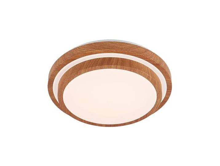 Lindby LED Plafonnier Vaako (Moderne) en Marron e. a. pour Bureau (1 lampe\,à)\, Eclairage Lampe Luminaire Plafond Eclerage Interieur