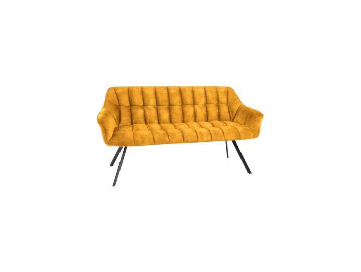 Design Sitzbank „Papillo“ Samt Senfgelb Invicta Interiors
