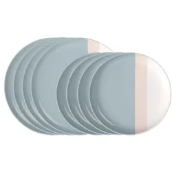 Villeroy & Boch Tafelservice Pastel Pop 8tlg. Premium Porcelain Blau