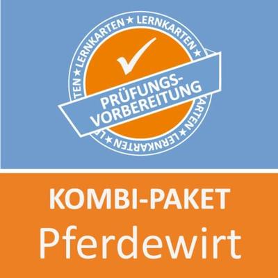 Kombi-Paket Pferdewirt Lernkarten, Set von Princoso GmbH, Princoso, 978-3-96159-220-3
