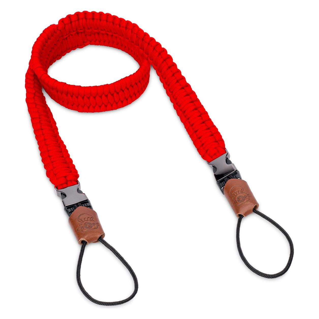 C-Rope Kameragurt Traveler aus Paracord 125cm Bright Red retail (Schultergurt) (CRP-TRL-125-BRR)