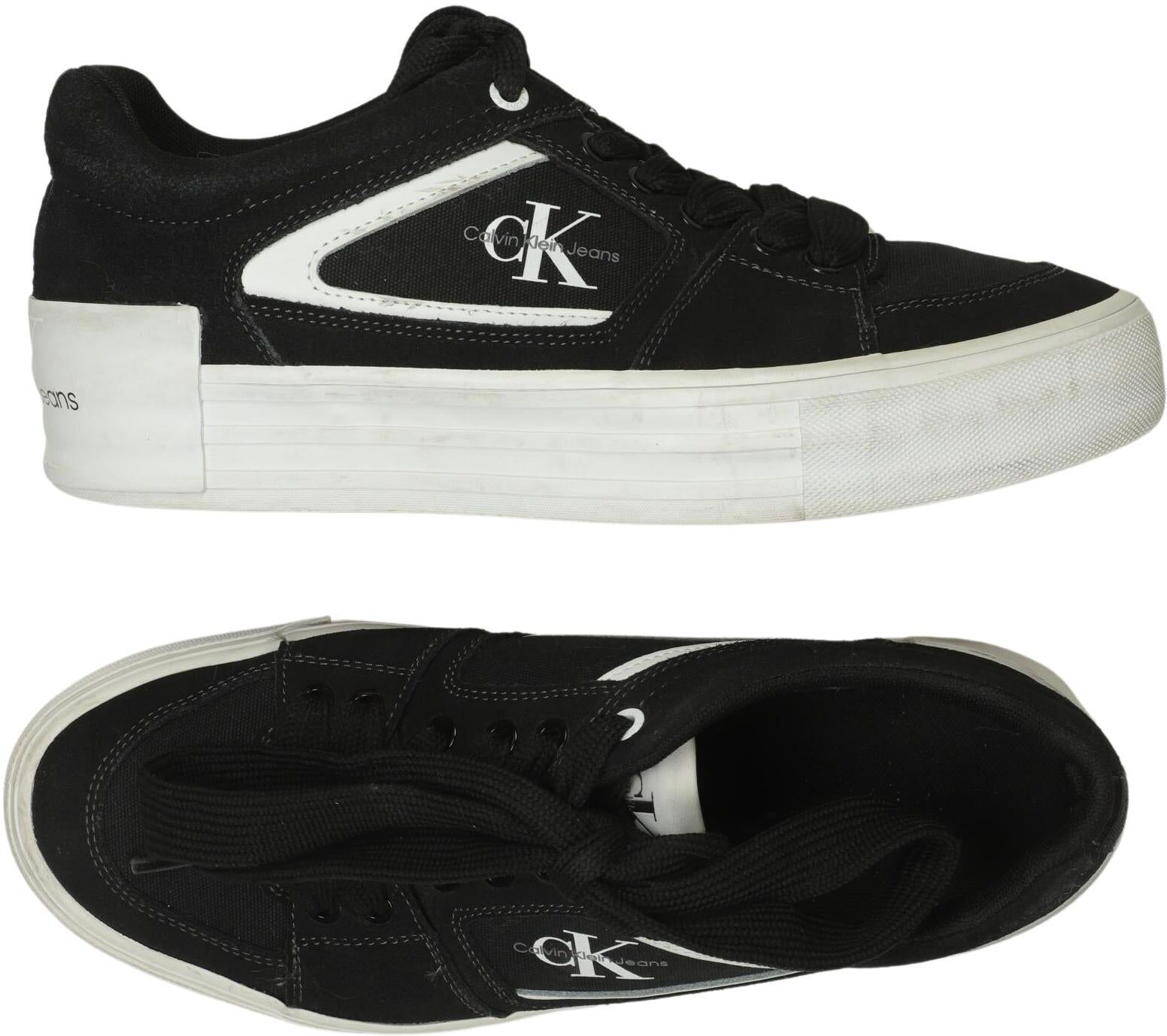 Calvin Klein Jeans Damen Sneaker, Mehrfarbig, Gr. EU 41, Leder - Second Hand