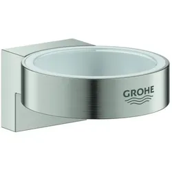 Grohe Selection Halter 41027DC0 supersteel, für Glas und, Seifenspender
