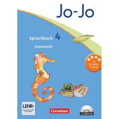 Jo-Jo Sprachbuch - Aktuelle allgemeine Ausgabe. 4. Schuljahr - Arbeitsheft mit CD-ROM, Taschenbuch von Frido Brunold,Rita Stanzel,Henriette