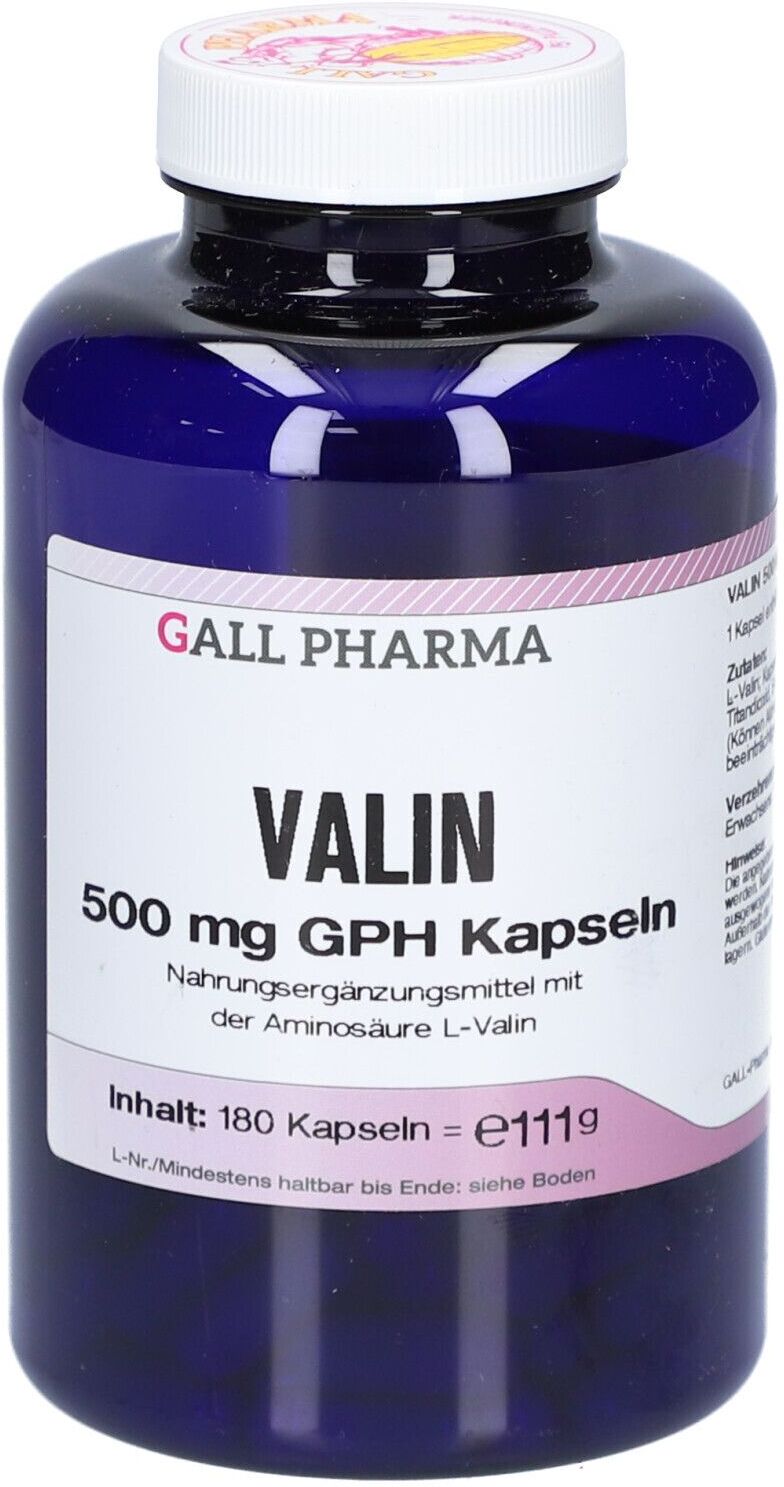 GALL PHARMA Valin 500 mg GPH Kapseln 180 St