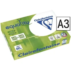 Clairefontaine Multifunktionspapier A3 »Equality« 500 Blatt gesamt weiß