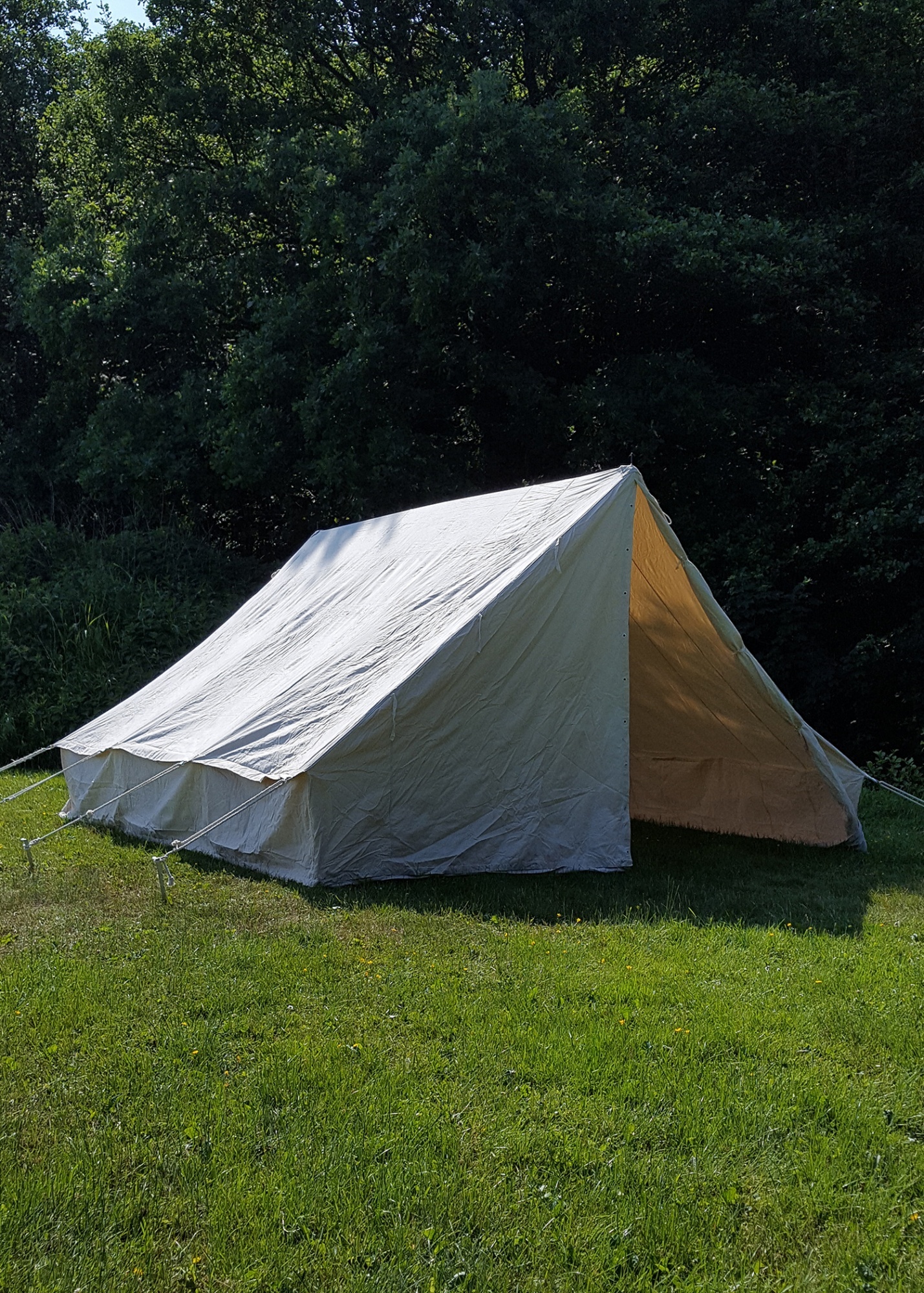 Römisches Truppenzelt, verschiedene Größen : 3 x 3 m Größe: 3 x 3 m