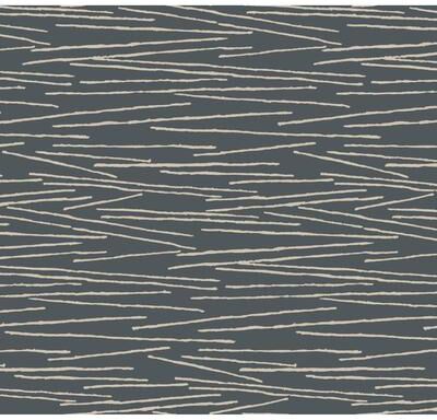 Candice Olson Line Horizon Charcoal Wallpaper