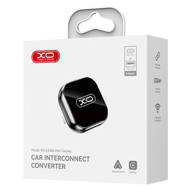 xO Wireless Carplay / Android Auto Adapter CZ026 mini, fur iPhone / Android Series, Black (65858553)