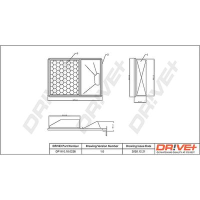 Dr!ve+ Luftfilter [Hersteller-Nr. DP1110.10.0228] für Iveco