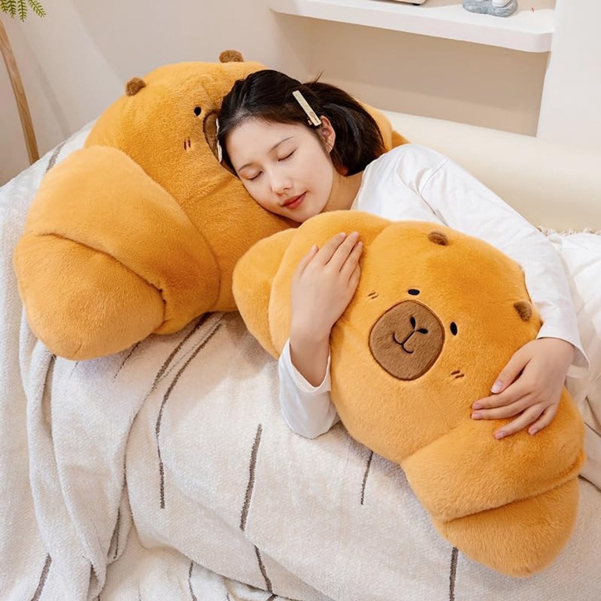 Pluche Capybara Kawaii knuffel voor volwassenen en kinderen, 50 cm