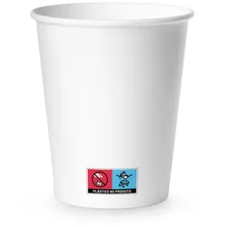 Pappbecher 160ml 6oz Vending Weiß 40x50un