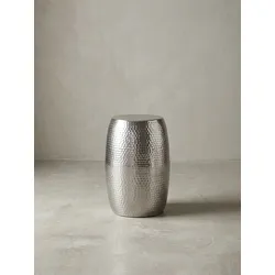 KADIMA DESIGN Beistelltisch ENNS: Orientalisch, Aluminium, 30 cm Breite, goldfarbenes Finish