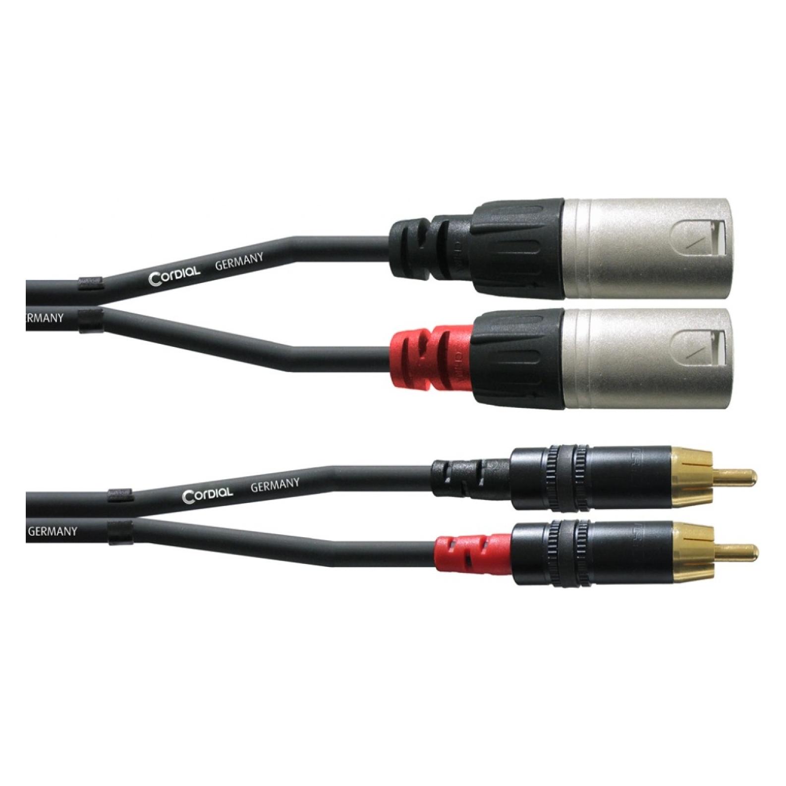 Cordial CFU 6 MC - Unsym. Verbindungskabel / Zwillingskabel (6 m, Cinch Kabel) (CFU 6 MC)
