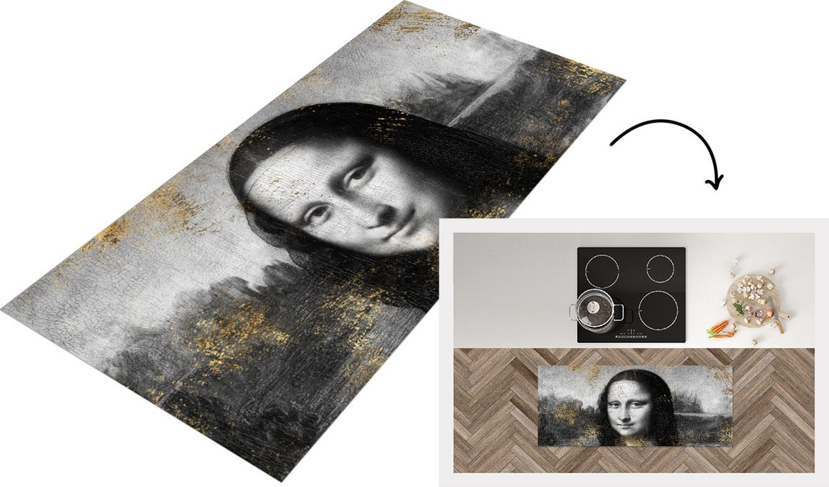 KitchenYeah Keukenloper Vinyl - Rechthoekig - Geschikt voor keuken, badkamer en slaapkamer