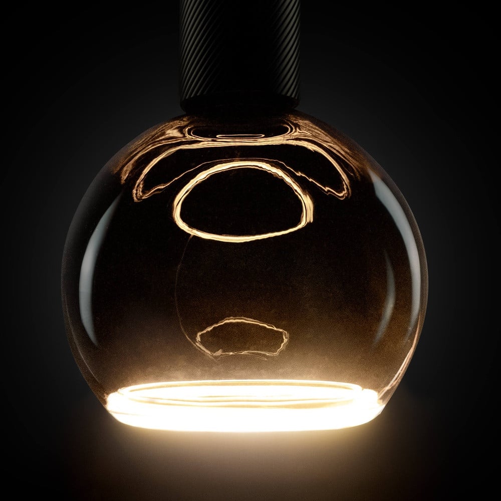 Segula Floating Design LED Lichtbron - Zwart - E27 - 4W - 240lm - 2200K - Ø 15cm