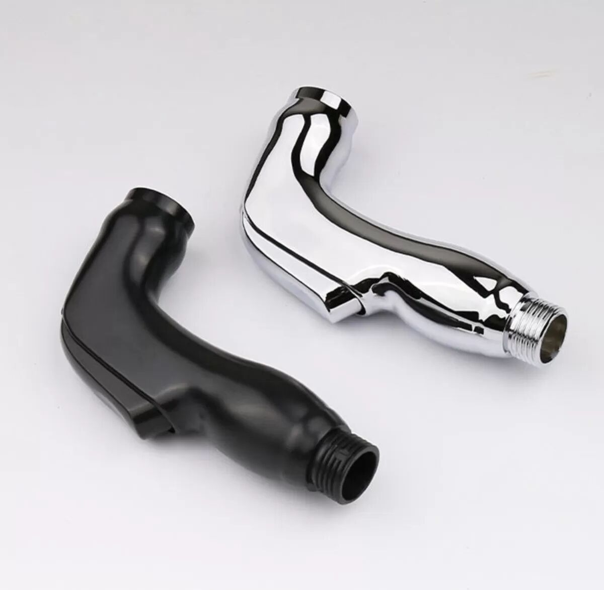 INF Handheld Pressure-Boosting Toilet & Bathroom Sprayer Gun, 2-Pack - High-Pressure ABS Cleaning Nozzle Silber