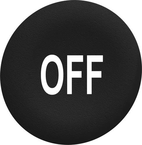Schneider Electric ZBAF235 ZBAF235 Tastkappe OFF Schwarz 10St.