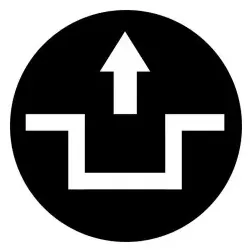 Eaton 218223 Tastenplatte, hoch schwarz, Symbol entriegeln M22-XDH-S-X12  - 10 Stück