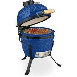 Relaxdays, Keramikgrill, Kamado-Grill (260 mm)