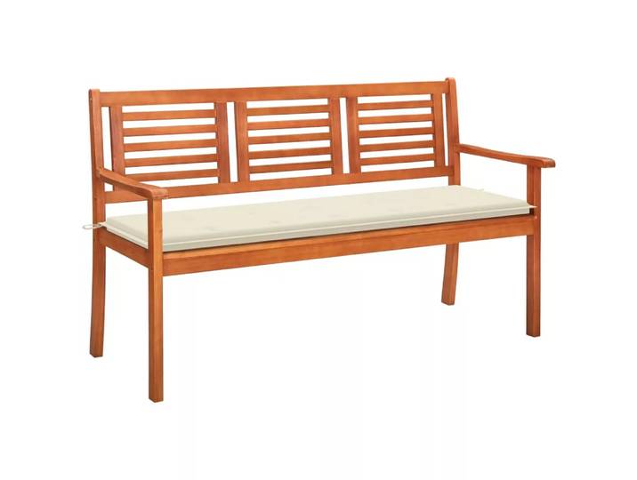 VidaXL - Bank akazienholz, One Size, Light Beige
