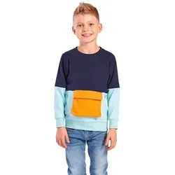 ERIMA Kinder Sweatshirt Leon, Größe 128 in Blau Blau