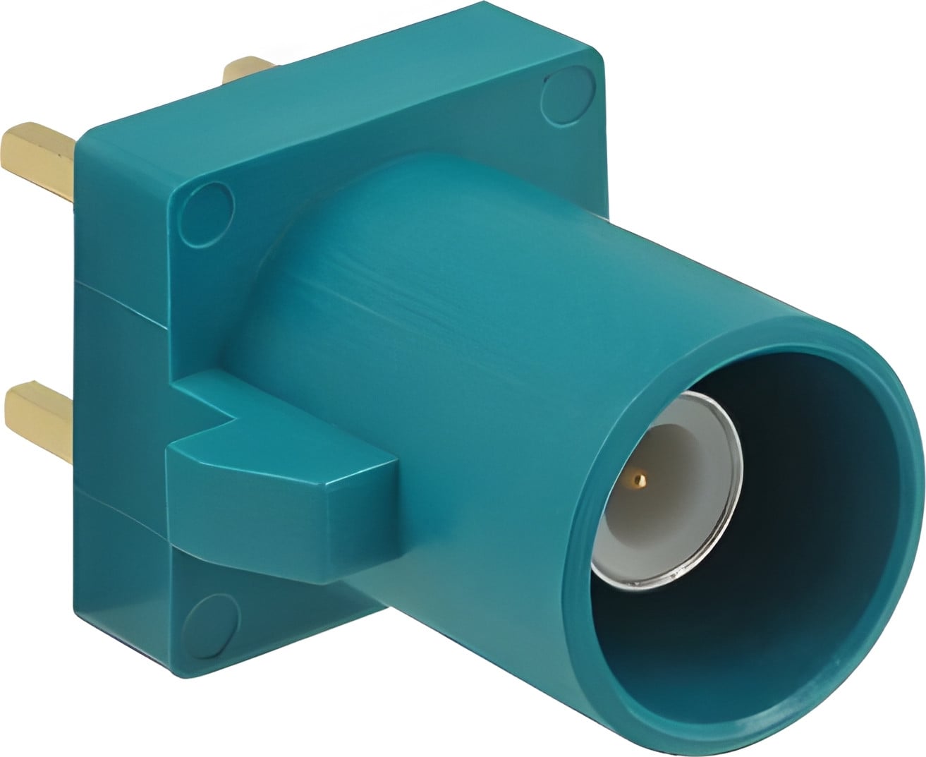 Delock 89737 FAKRA Z connector, Blauw, Kunststof, Goud