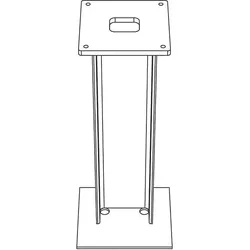 Siedle&Söhne Erdstück 168x168mm ZE/STL 168 x 168