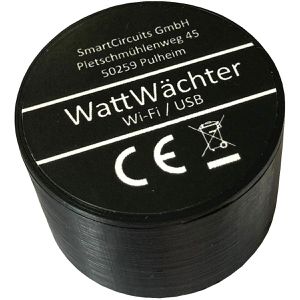 SmartCircuits Stromsensor WattWächter Wi-Fi USB, für Smart Meter