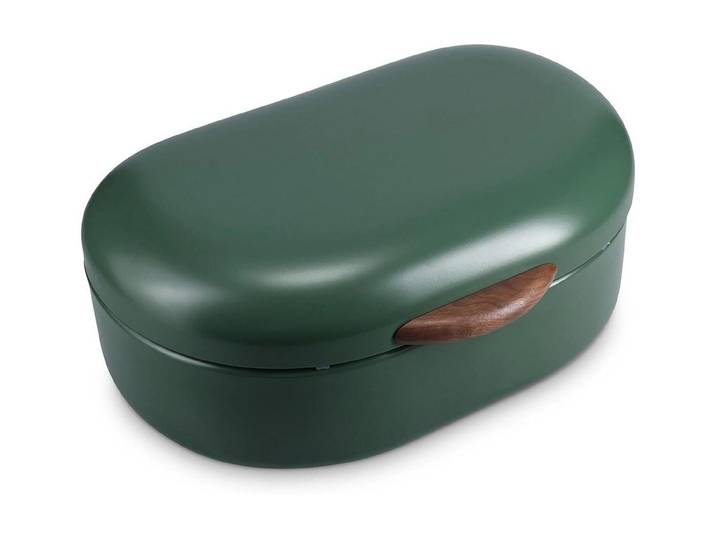 Brotkasten SALT AND PEPPER Salt & Pepper Brotkasten Crust Big 2 40 x 29 x 19.5 cm , grün, B:29cm H:19,5cm, Lebensmittelaufbewahrungsbehälter, Brotkasten