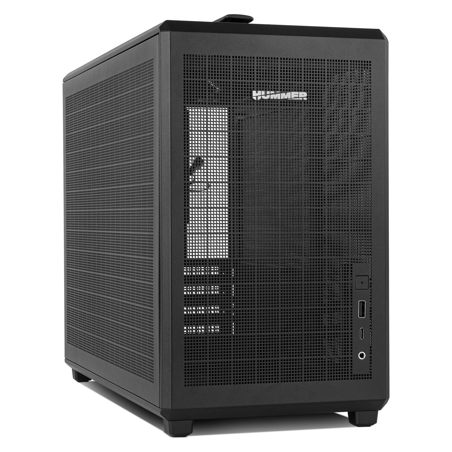 Nox-xtreme NOX HUMMER REFRESH Micro-ATX/ITX Mini-Tower Gehäuse schwarz NXHUMMERREFRESHBK