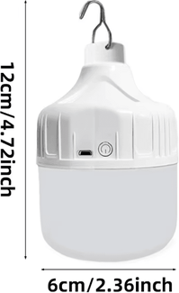 Inspire Essentials LumiCamp Portable USB Rechargeable LED Pendant Light white