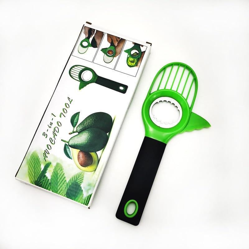 Dripio Multifunctionele avocado snijder met roestvrijstalen pit verwijderaar en antislip handvat
