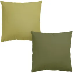 DEKOKISSEN 2er-Set Lindgrün Bambus Gentle lime Duo 40/40 cm