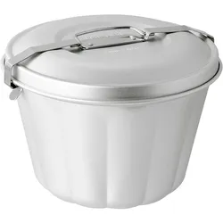 Dr. Oetker Wasserbadform, Backform, Silber