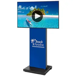 Digitales Schaufenster Display Textil Mit 55" QMR Bildschirm Inkl. Print Front Und Rückseite