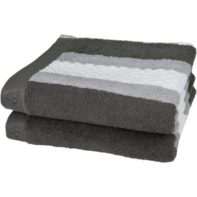 Handtücher ROSS "Harmony", grau (graphit), B:50cm L:100cm, Frottier, Baumwolle, Handtücher, 100 % Baumwolle, Hoch Tief Struktur, viele Farben