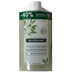 Klorane Champú Extra Sanft Hafer 2x400ml