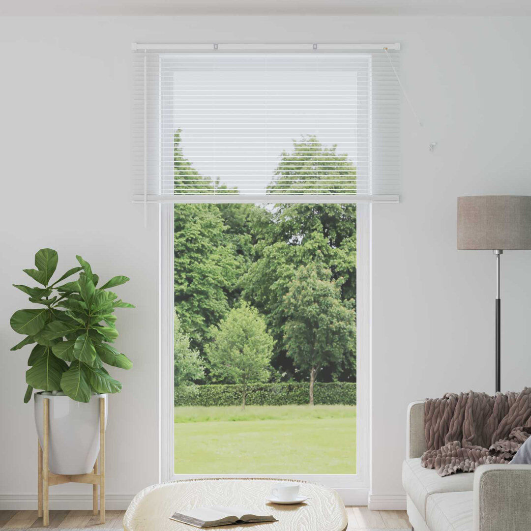 Metro Horizontal/Venetian blind White 130cm W X 213cm L
