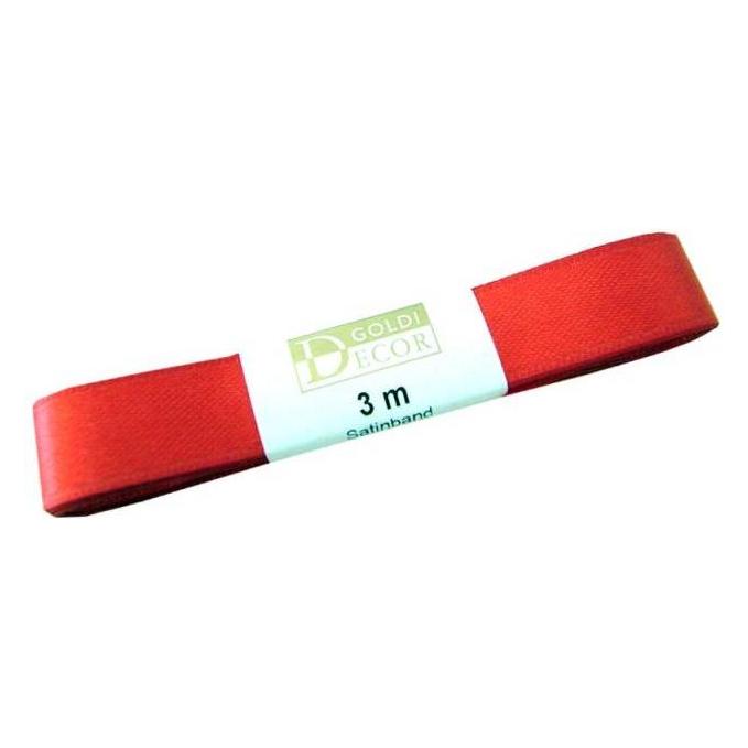 Goldina Satinband 15mmx3m Stränge rot (15x) (1970000000000)