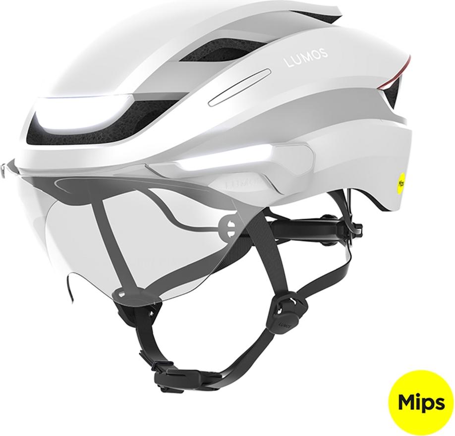 Lumos Ultra E-Bike MIPS Lunar white M/L Weiss