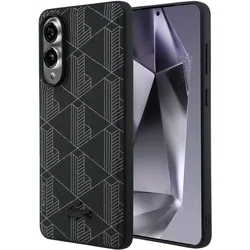 Samsung Coque The Blend Lacoste Pour Galaxy S25 Edge Gp-Lchms25pbsk (Samsung Galaxy S25 Edge), Smartphone Hülle, Schwarz